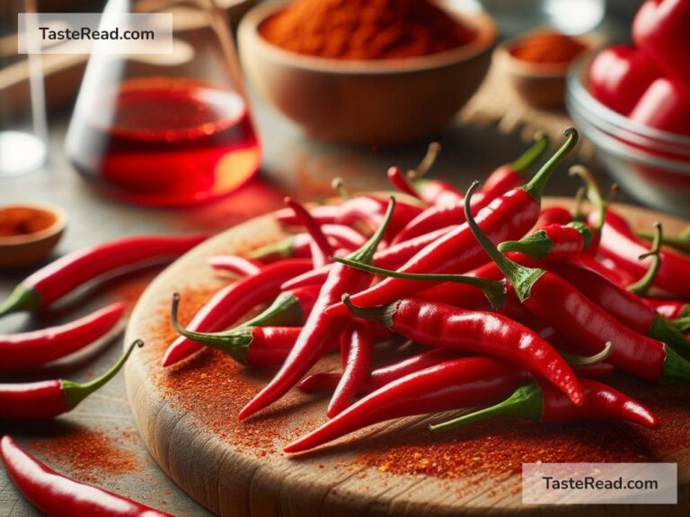 The chemical compounds responsible for the spicy taste in chili peppers