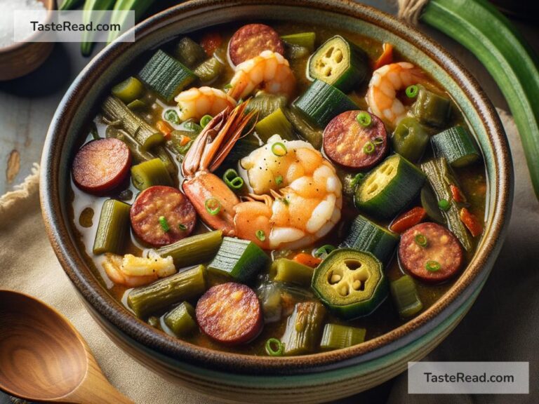 The curious role of okra in gumbo recipes