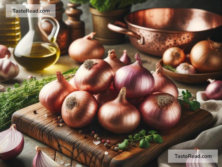 The curious story of shallots in gourmet recipes