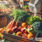 The effect of air circulation on fruit and vegetable flavor retention