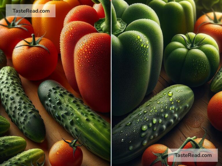 The effect of humidity on vegetable texture and taste