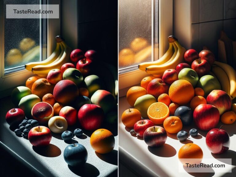 The effect of light exposure on fruit taste