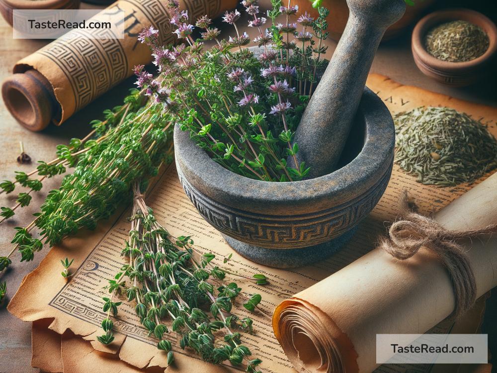 The historical significance of thyme in Greek medicine