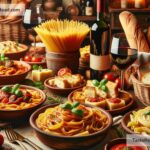 The history of Italian pasta dishes