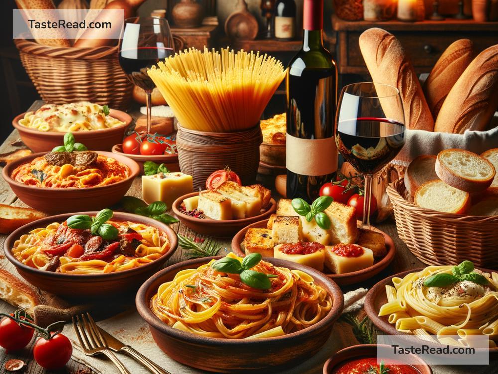 The history of Italian pasta dishes