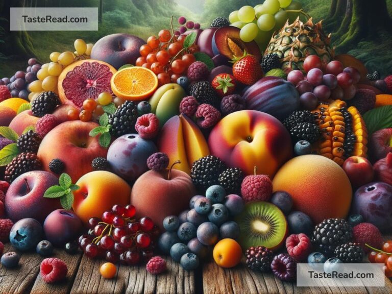 The impact of wild fruit varieties on taste diversity