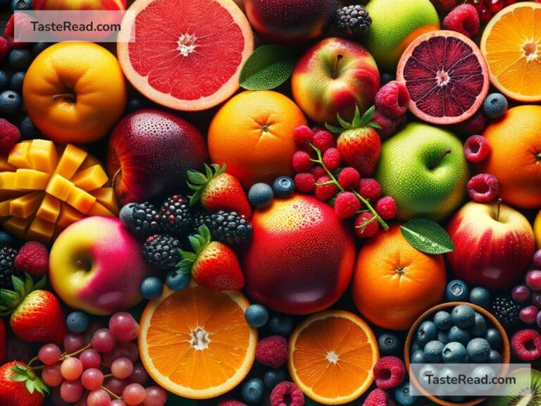 The nutritional connection between flavor and health benefits in fruits