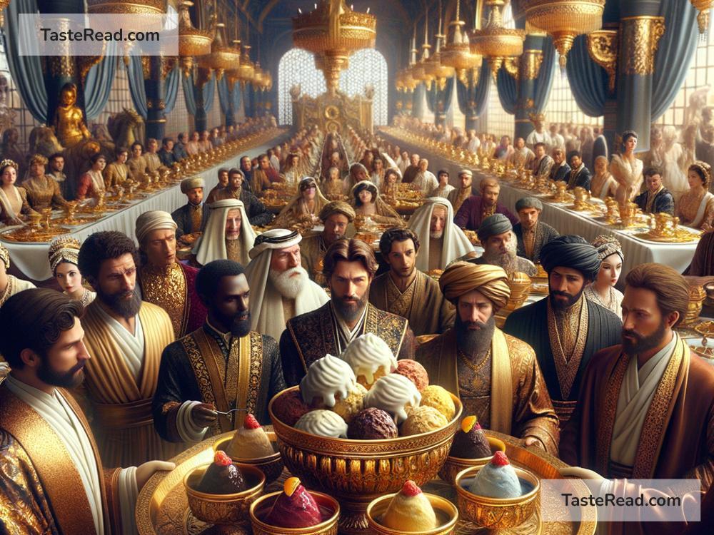 The origin of ice cream as royal indulgence