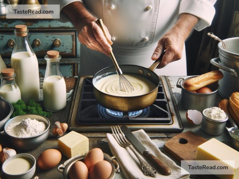 The Origins of the French Bechamel Sauce