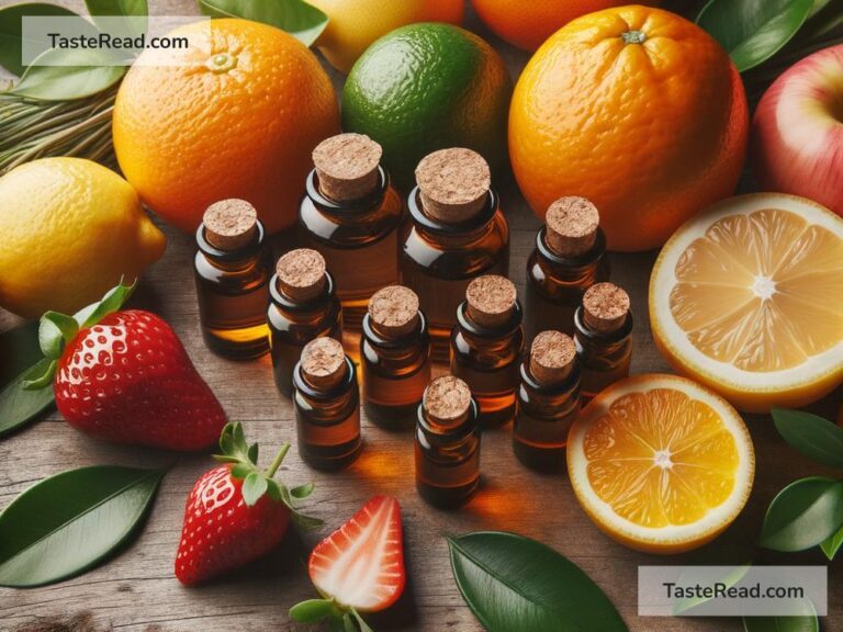 The role of essential oils in fruit flavor