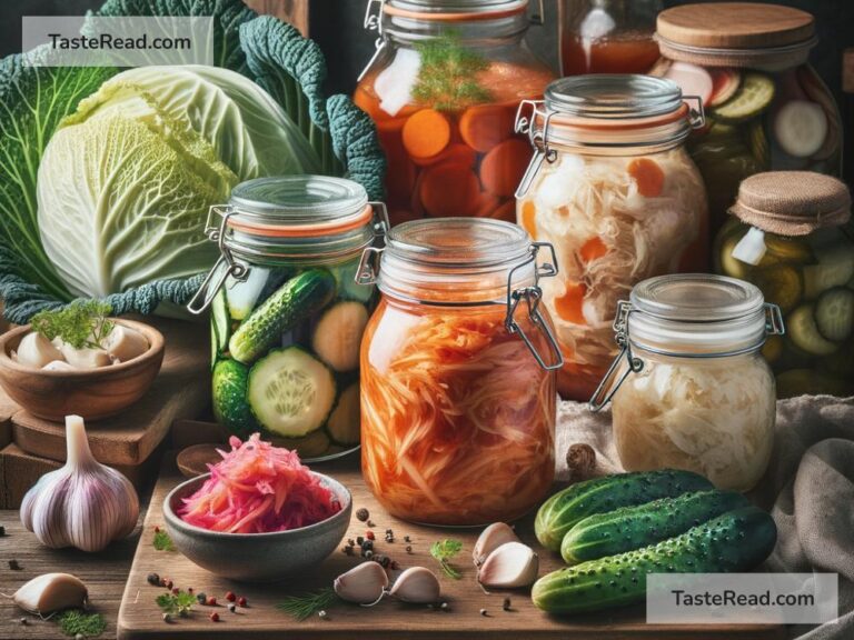 The role of natural fermentation in enhancing vegetable taste