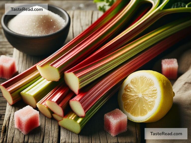 The science behind the tangy flavor of rhubarb
