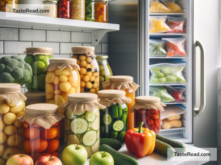 The Science of Food Preservation: Canning and Freezing