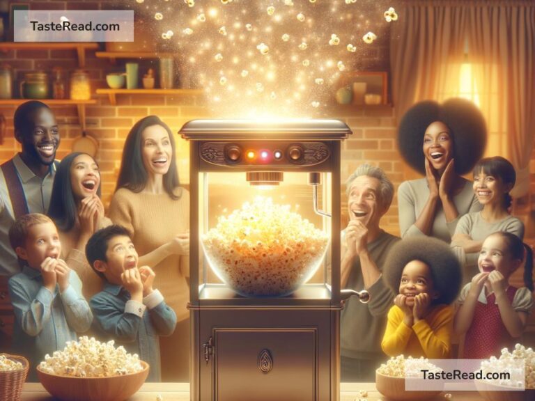 The story of the enchanted popcorn machine