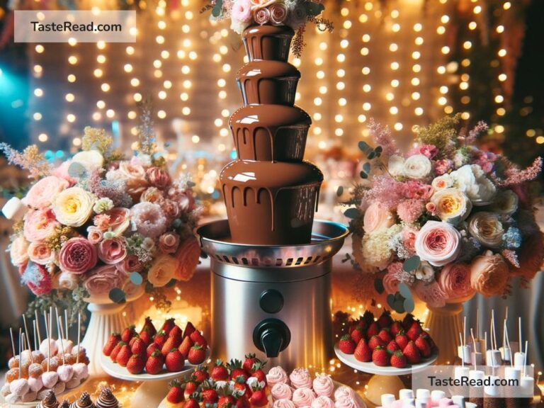 The story of the magical chocolate fountain