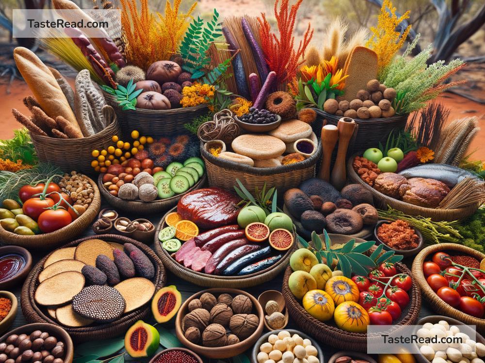 Traditional Australian bush tucker foods from Indigenous communities
