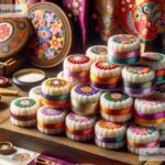 Traditional Korean rice cakes during Seollal (Lunar New Year) celebrations