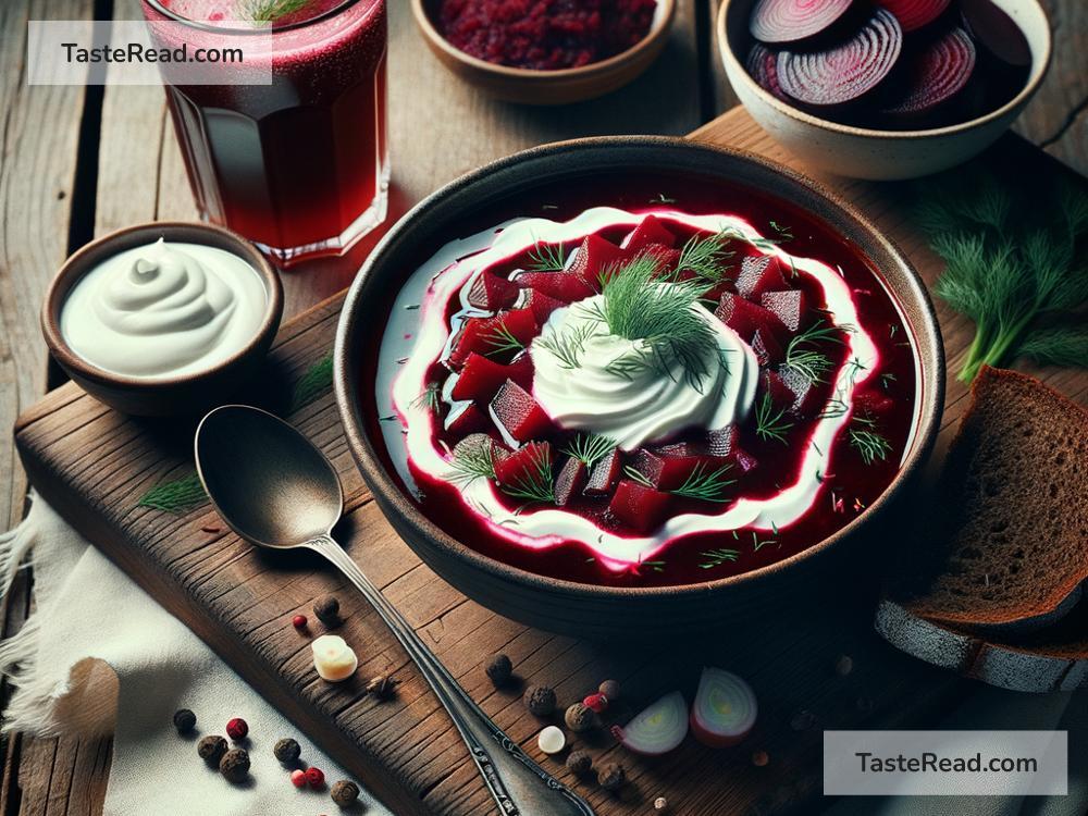 Traditional Russian borscht and its regional variations