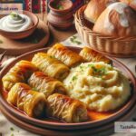 Traditional Serbian sarma (stuffed cabbage rolls)