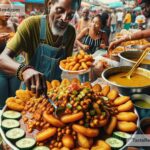 Trinidadian doubles street food culture