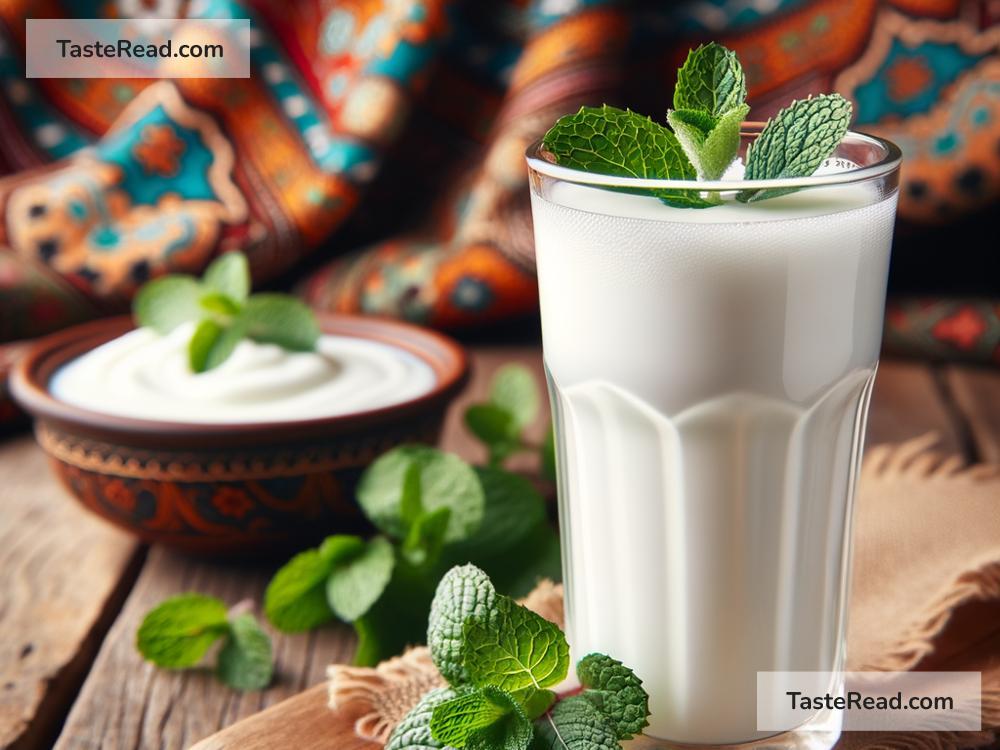 Turkish ayran as a refreshing yogurt-based drink with cultural roots
