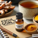 Turmeric essential oil for improving mental clarity and focus
