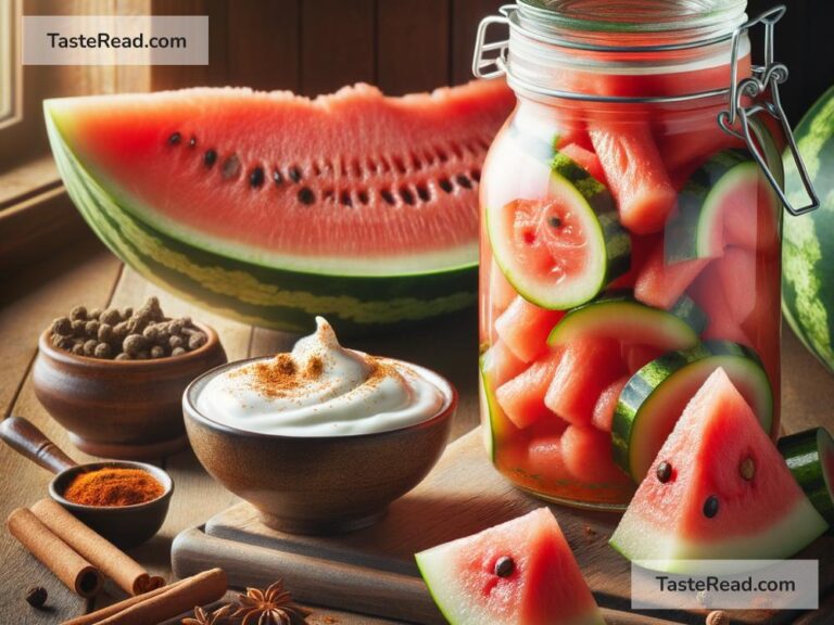 Watermelon rind pickles for boosting gut bacteria diversity