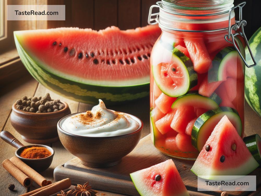 Watermelon rind pickles for boosting gut bacteria diversity