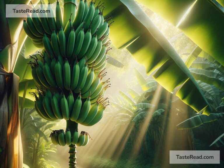 Why bananas are harvested green