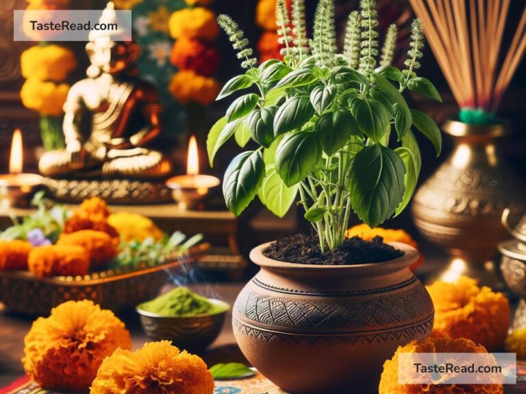 Why basil is considered a sacred herb in India