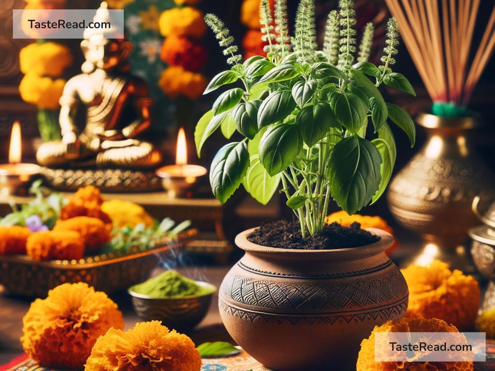 Why basil is considered a sacred herb in India