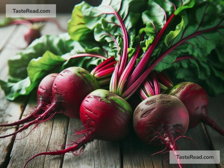 Why beets are known for their deep red color