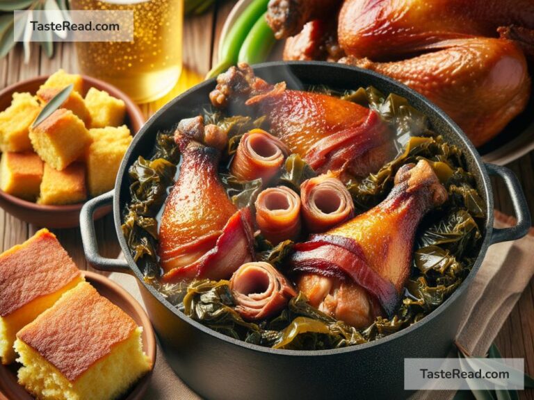 Why collard greens are associated with soul food