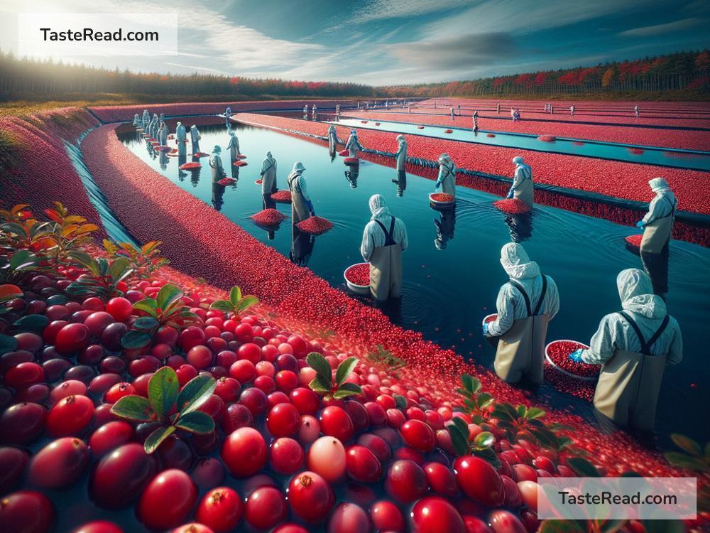 Why cranberries float in water during harvesting