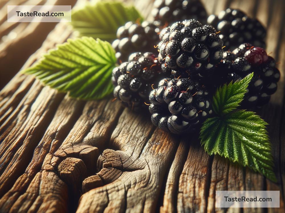 Why fruits like blackberries have a tart finish