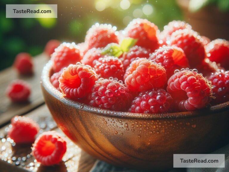 Why fruits like raspberries have a tangy finish
