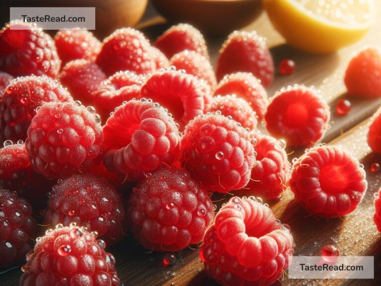 Why fruits like raspberries have a tart-sweet flavor