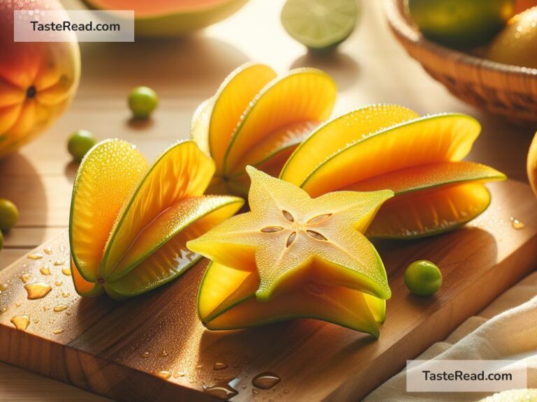 Why fruits like starfruit have a tangy yet mildly sweet taste