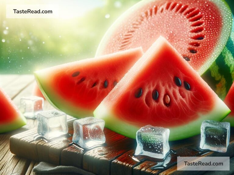 Why fruits like watermelon taste better chilled