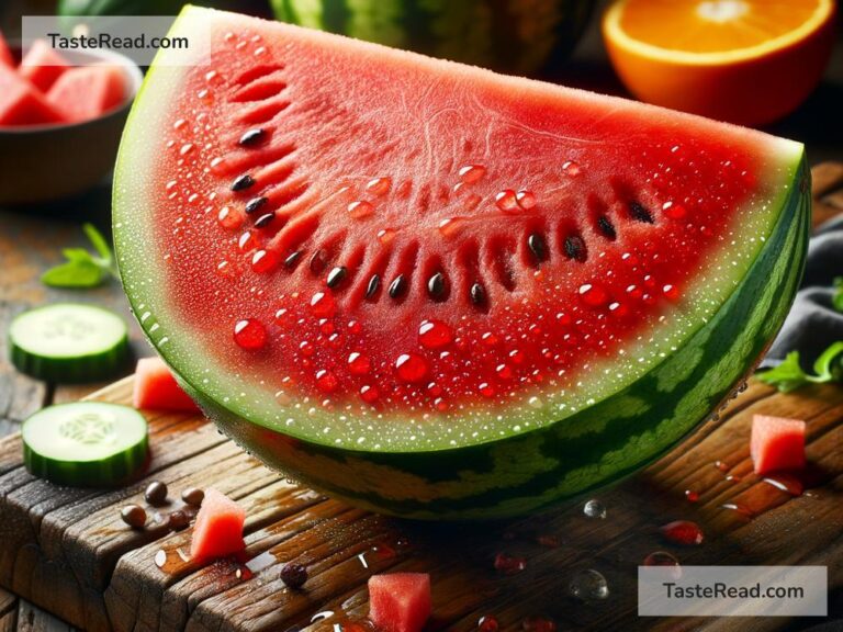 Why fruits with high water content taste juicy