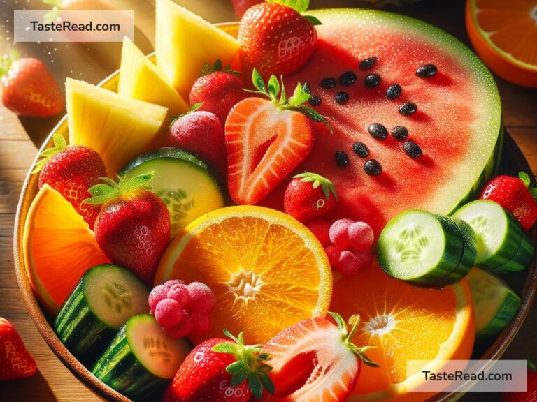 Why fruits with high water content taste refreshing