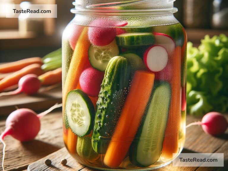 Why some vegetables develop sweet notes when pickled