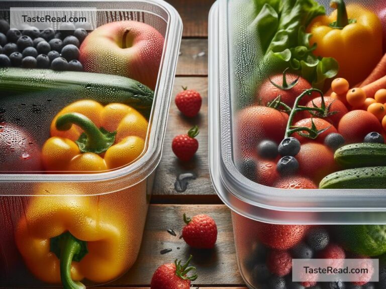 Why storage in plastic can alter the taste of fresh produce